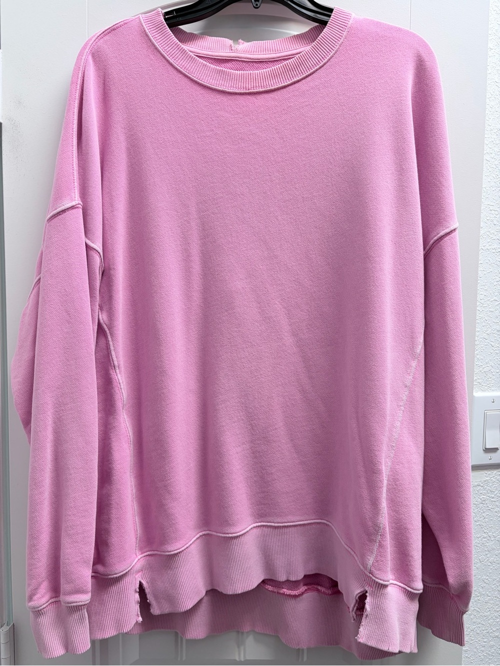aerie Light Pink Oversized Crewneck Sweatshirt